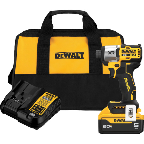 XR&reg; 3-Speed Brushless Cordless Impact Driver Kit, 20 V, 1/4" Socket The Estey Group