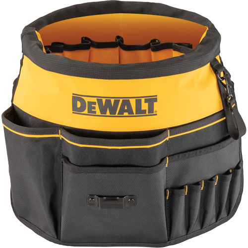 Organisateur pour seau &agrave; outils, 19-3/4" lo x 2" la x 19-5/8" h, Noir/Jaune The Estey Group