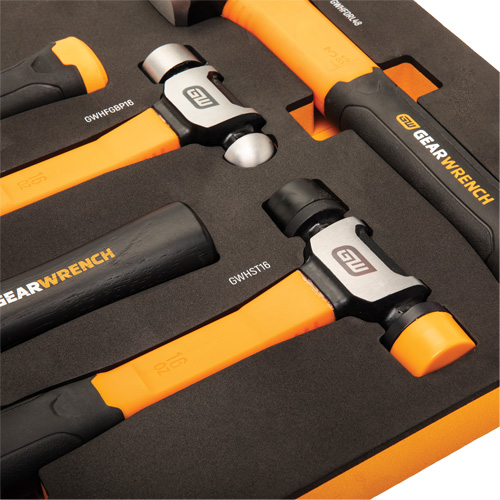 Mixed Hammer Set in Foam Storage Tray, 5 Pieces The Estey Group