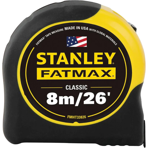 Ruban &agrave; mesurer FATMAX, 1-1/4" x 26'/8 m, Marques de goujon Imp&eacute;rial & m&eacute;trique The Estey Group