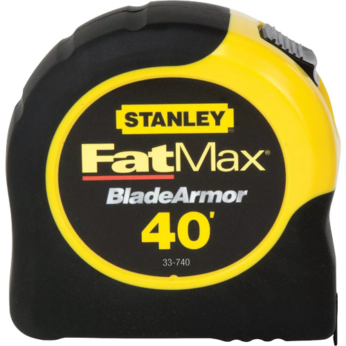 Ruban &agrave; mesurer FatMax Classic avec saillie de 11', 1-1/4" x 40', Marques de goujon Imp&eacute;rial The Estey Group