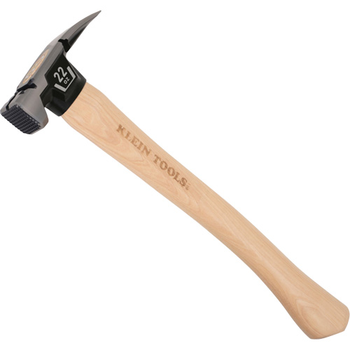 Marteau &agrave; panne fendue droite &agrave; face meul&eacute;e, 22 oz, Prise en Bois, 16-1/10" lo The Estey Group
