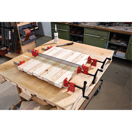 Heavy-Duty I-Beam Steel Bar Clamp, 48" (1219.2 mm) Capacity, 2" (50.8 mm) Throat Depth The Estey Group