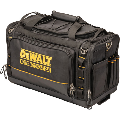Sac &agrave; outils de chantier ToughSystem 2.0 r&eacute;sistant &agrave; la salet&eacute;, 1680 Denier, 50 pochettes, Noir/Jaune The Estey Group