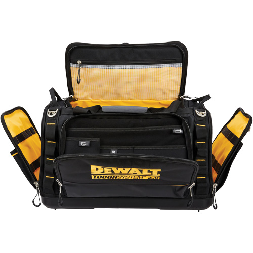 Sac &agrave; outils de chantier ToughSystem 2.0 r&eacute;sistant &agrave; la salet&eacute;, 1680 Denier, 50 pochettes, Noir/Jaune The Estey Group