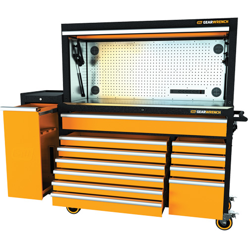 Jeu d'outils pour maître m&eacute;canicien MEGAMOD dans des plateaux en mousse modulaire de premi&egrave;re qualit&eacute; avec rangement pour les outils et l&eacute;quipement datelier, 1331 morcea The Estey Group