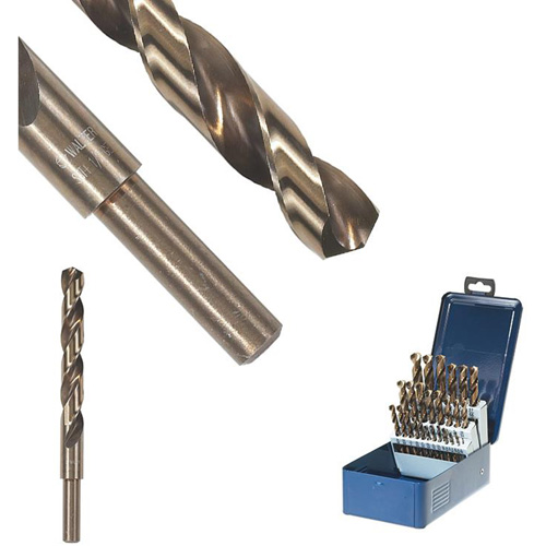SST+ Reduced Shank Drill Bit, 17/32", High Speed Steel, 4-13/16" Flute, 135° Point The Estey Group