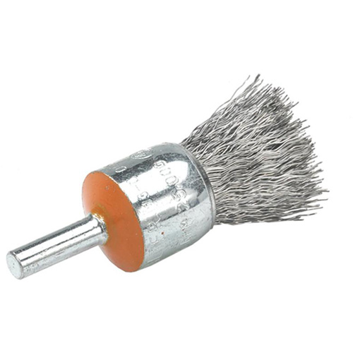 Brosses mont&eacute;es &agrave; fils cr&ecirc;p&eacute;s, 1/2", Fils 0,02", Tige 1/4" The Estey Group