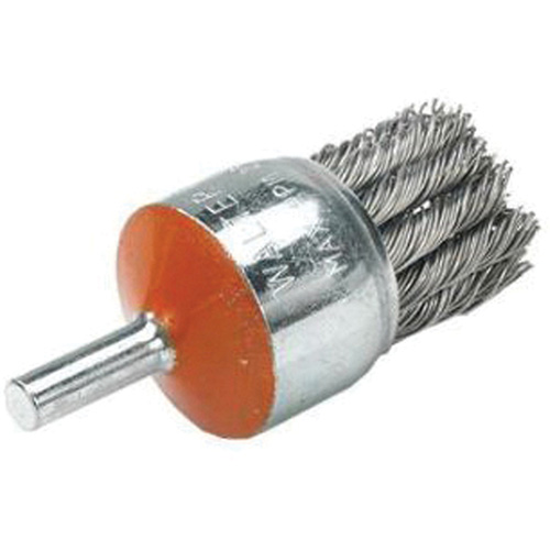 Mounted Knot-Twisted Wire Brush, 1-1/8" Dia., 0.02" Wire Dia., 1/4" Shank The Estey Group