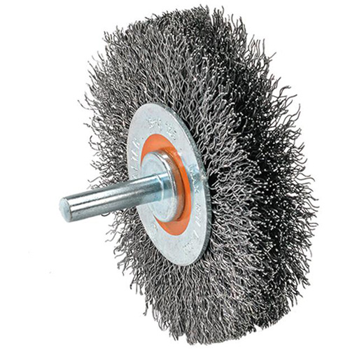 Disque mont&eacute; &agrave; fils cr&ecirc;p&eacute;s, 3" dia., Fils 0,0118" The Estey Group