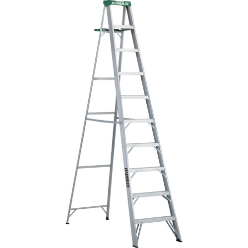 Commercial Duty Stepladders (2400 Series), 10', Aluminum, 225 lbs. Capacity, Type 2 The Estey Group