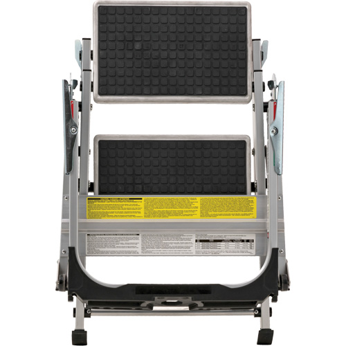 &eacute;chelle escabeau avec roues pivotantes, 2 marches, 23" x 21" x Hauteur 34,50" The Estey Group
