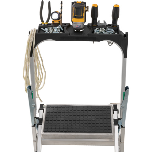 Tilt & Roll Step Stool Ladder, 3 Steps, 34" x 22" x 50.75" High The Estey Group