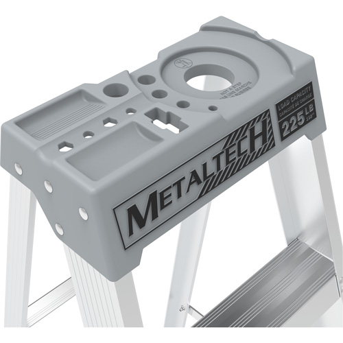 Escabeau avec plateau &agrave; peinture, 8', Aluminium, Capacit&eacute; 225 lb, Type 2 The Estey Group