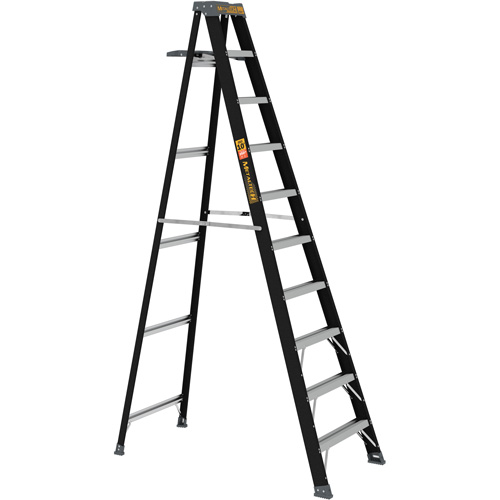 Step Ladder with Paint Tray, 10', Fibreglass, 250 lbs. Capacity, Type 1 The Estey Group