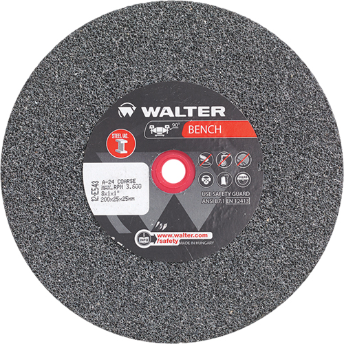 Bench Grinding Wheels, 8" x 1", 1" Arbor, 1 The Estey Group