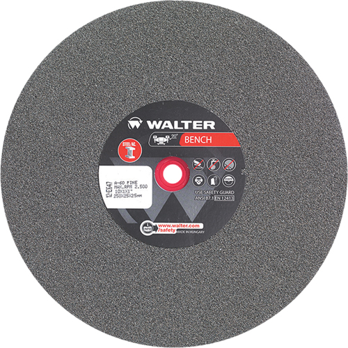 Bench Grinding Wheels, 10" x 1", 1" Arbor, 1 The Estey Group