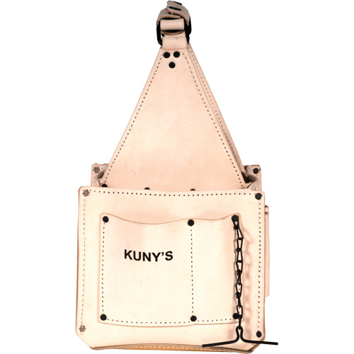 Electrical & Maintenance Tool Pouches, Leather, 17 Pockets, Beige The Estey Group