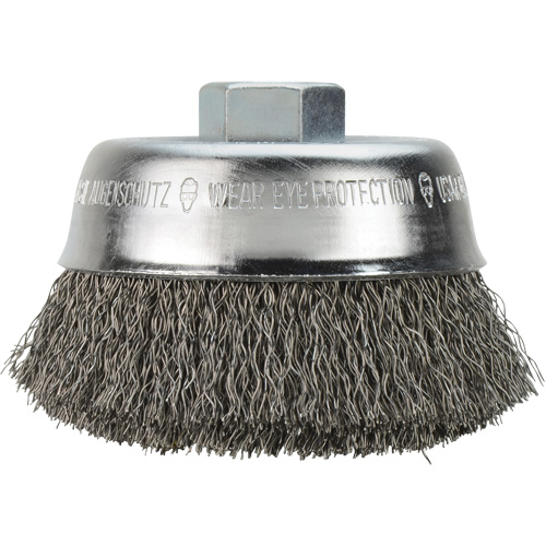 Brosse-boisseau &agrave; fils cr&ecirc;p&eacute;s en acier au carbone The Estey Group