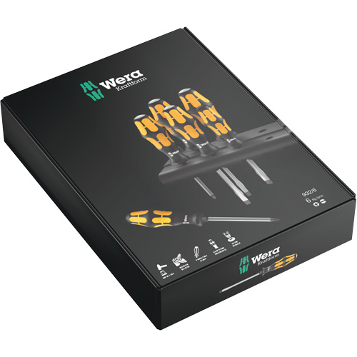 Jeu de tournevis s&eacute;rie 900 Chiseldriver et support, 6 mcx The Estey Group
