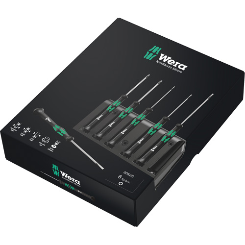Jeu de tournevis de pr&eacute;cision, 6 mcx The Estey Group