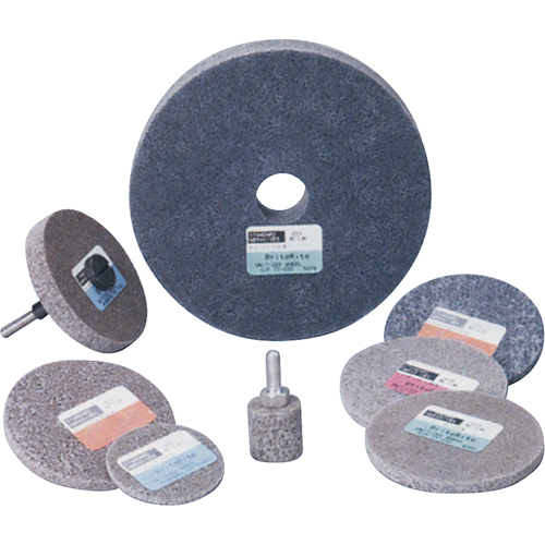 Standard Abrasives 500 Series Soft Density Unitized Wheels, 3" x 1/4", 1/4" Arbor, Medium Grit, Aluminum Oxide The Estey Group