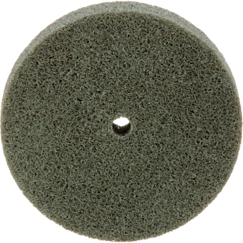 Meule homog&egrave;ne &agrave; faible densit&eacute; de s&eacute;rie 500 Standard Abrasives, 3" x 1/2", Arbre de 1/4", Grain de Moyen, Oxyde d'aluminium The Estey Group