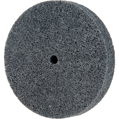 Standard Abrasives 500 Series Soft Density Unitized Wheels, 3" x 1/2", 1/4" Arbor, Fine Grit, Silicon Carbide The Estey Group