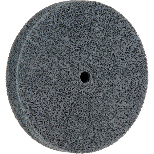 Standard Abrasives 500 Series Soft Density Unitized Wheels, 3" x 1/2", 1/4" Arbor, Fine Grit, Silicon Carbide The Estey Group