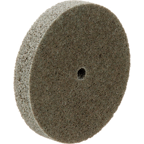 Standard Abrasives Unitized Wheel, 3" x 1/2", 1/4" Arbor, Medium Grit, Aluminum Oxide The Estey Group
