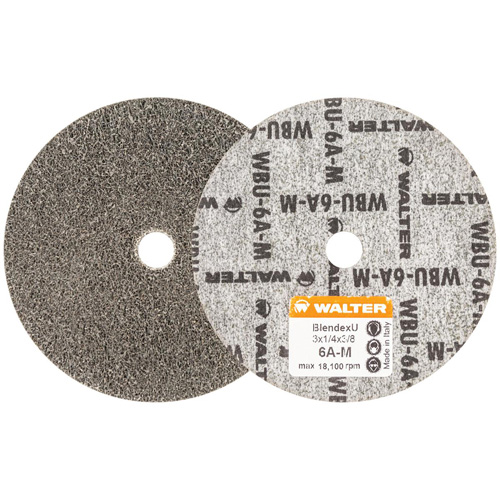 Blendex U Finishing Wheel, 3" Dia., 6AM Grit, Silicon Carbide The Estey Group