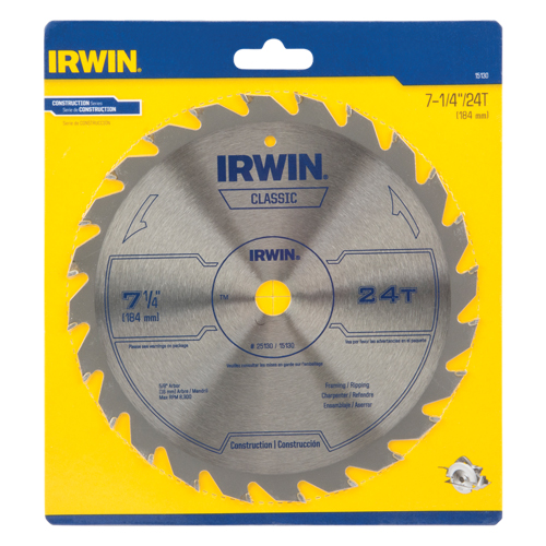 Contractor Saw Blades - Classic Series Saw Blades, 7-1/4", 24 Teeth, Wood Use The Estey Group
