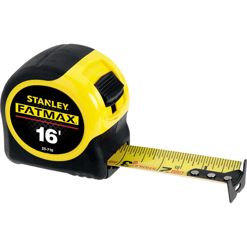 Ruban &agrave; mesurer FatMax, 1-1/4" x 16', Marques de goujon  The Estey Group