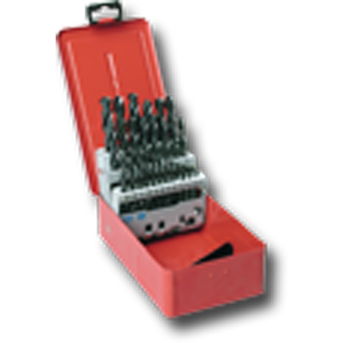 Jobber Drill Bit Countertop Display Case, 345 Pieces, High Speed Steel The Estey Group
