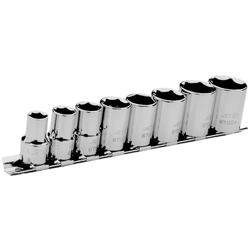 Jeu de douilles SAE, 8 Mcx, Prise de 3/8" The Estey Group