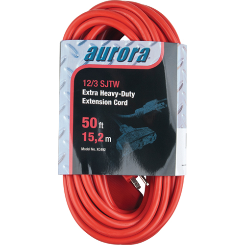 Cordon rallonge en vinyle, Ext&eacute;rieur, SJTW, AWG 12/3, 15 A, 3 prise(s), 50' The Estey Group