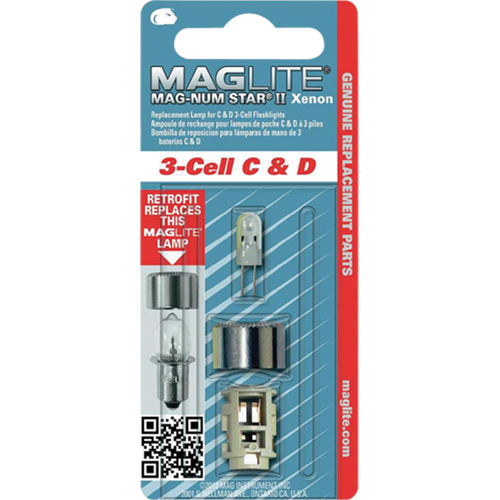 Replacement Bulb for 3-Cell C & D Flashlights The Estey Group