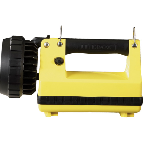 E-Flood&reg; LiteBox&reg; Lantern with Vehicle Mount System, LED, 615 Lumens, 8 Hrs. Run Time, Rechargeable Batteries, Included The Estey Group