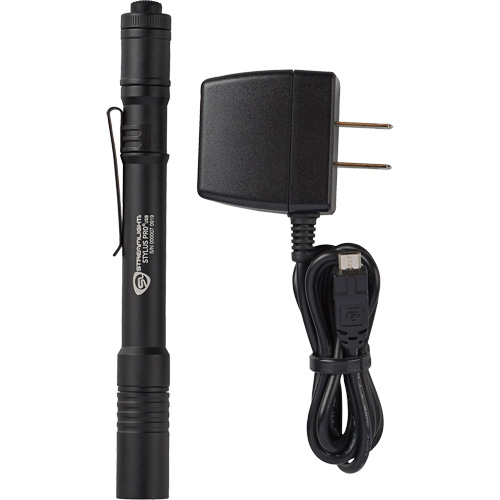 Lampe stylo USB Stylus Pro, DEL, 350 lumens, Corps en Aluminium, piles Rechargeable, Compris The Estey Group