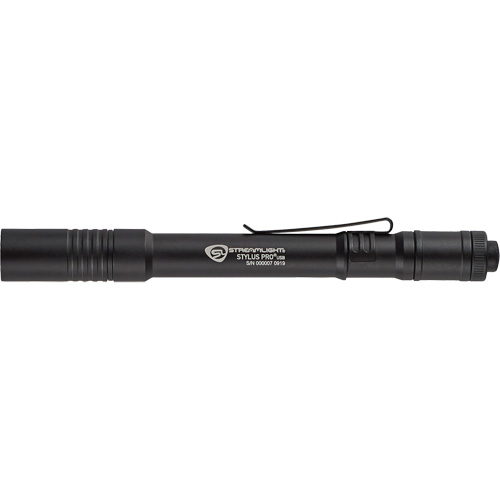 Lampe stylo USB Stylus Pro, DEL, 350 lumens, Corps en Aluminium, piles Rechargeable, Compris The Estey Group