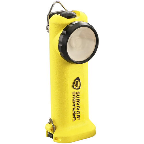 Survivor&reg; Flashlight with Charger, LED, Rechargeable/AA Batteries, Nylon Polymer The Estey Group
