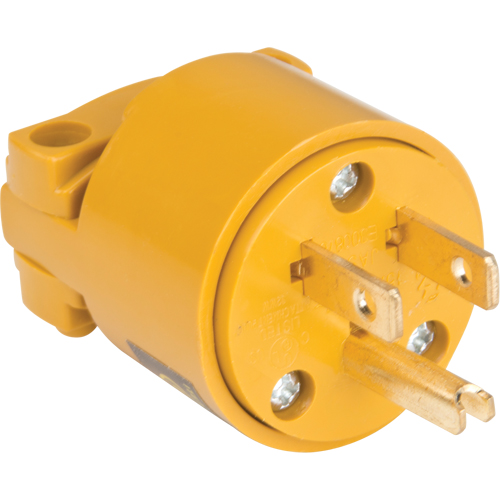 PVC Grounding Plug, Plastic, 15 A, 125 V The Estey Group