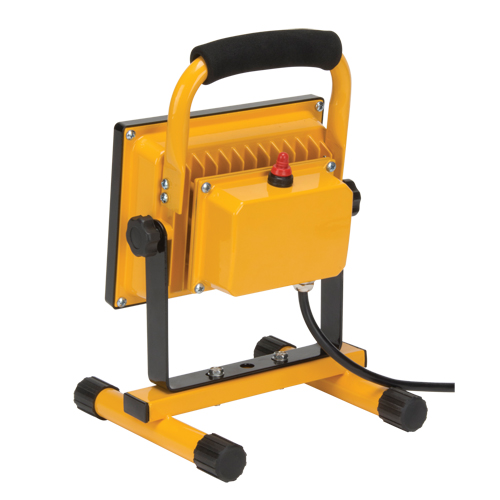 Portable Work Light, LED, 20 W, 2500 Lumens, Aluminum Housing The Estey Group