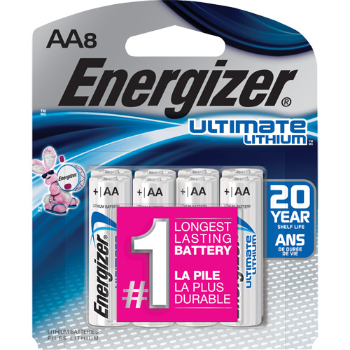 Batteries au lithium Ultimate, AA, 1,5 V The Estey Group