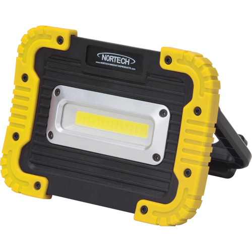 Portable Work Light, LED, 10 W, 1000 Lumens, Plastic Housing The Estey Group