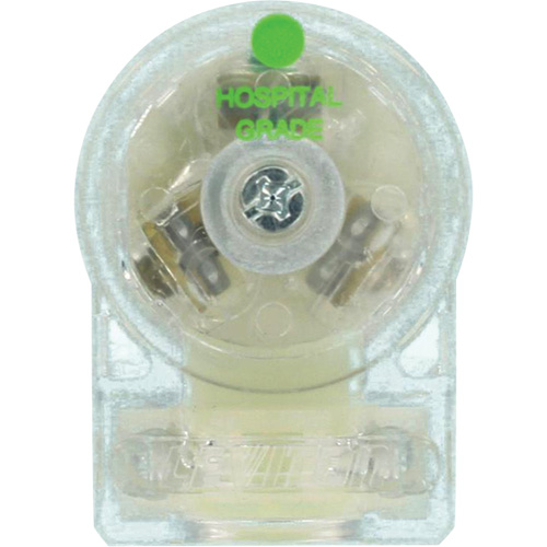 Angled Hospital Grade Extension Plug, Nylon, 15 Amps, 125 V The Estey Group