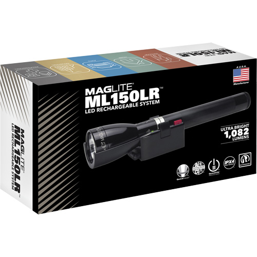 Lampe de poche &agrave; recharge rapide ML150LR(X), DEL, 1082 lumens, Piles Rechargeable The Estey Group