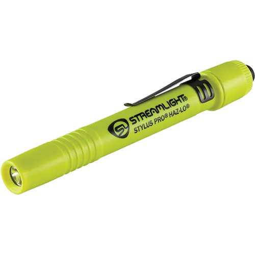 Lampe stylo &agrave; s&eacute;curit&eacute; intrins&egrave;que Stylus Pro HAZ-LO, DEL, 105 lumens, piles AAA, Compris The Estey Group