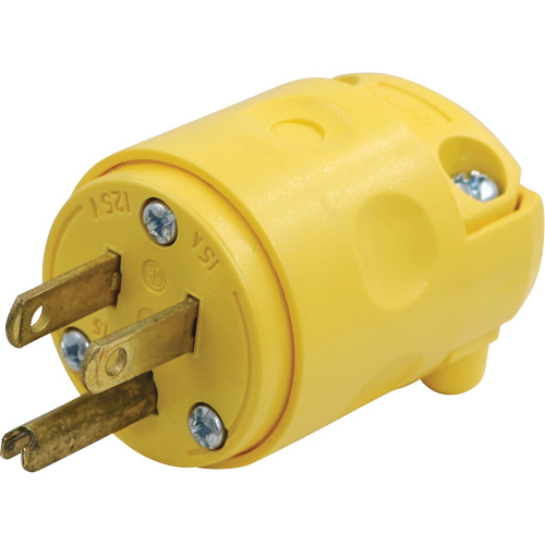 Replacement Plug, PVC, 15 A, 125 V The Estey Group