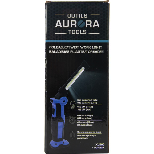 Foldable/Twist Work Light, Magnetic, Rechargeable, 350 Lumens The Estey Group